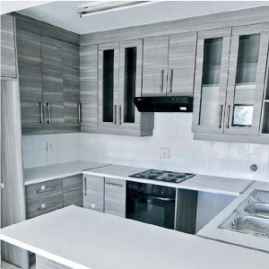 dark tone kitchen unit